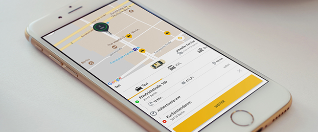 Bestellen Sie Ihr Taxi Jetzt Mit Der Taxi App Fur Berlin